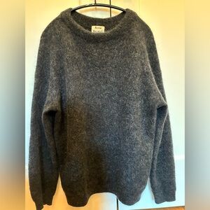 Acne Charcoal “Dramatic Moh” Sweater